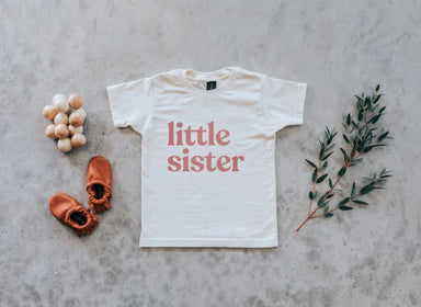 Little Sister Organic Baby Tee - The Yellow Canary