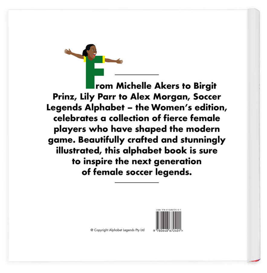 Soccer Legends Alphabet | Women - The Yellow Canary